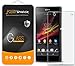 (2 Pack) Supershieldz Designed for Sony Xperia Z Tempered Glass Screen Protector, Anti Scratch, Bubble Free