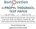 N-Propylthiouracil Test Paper for Genetic Taste Testing [100 Strips]