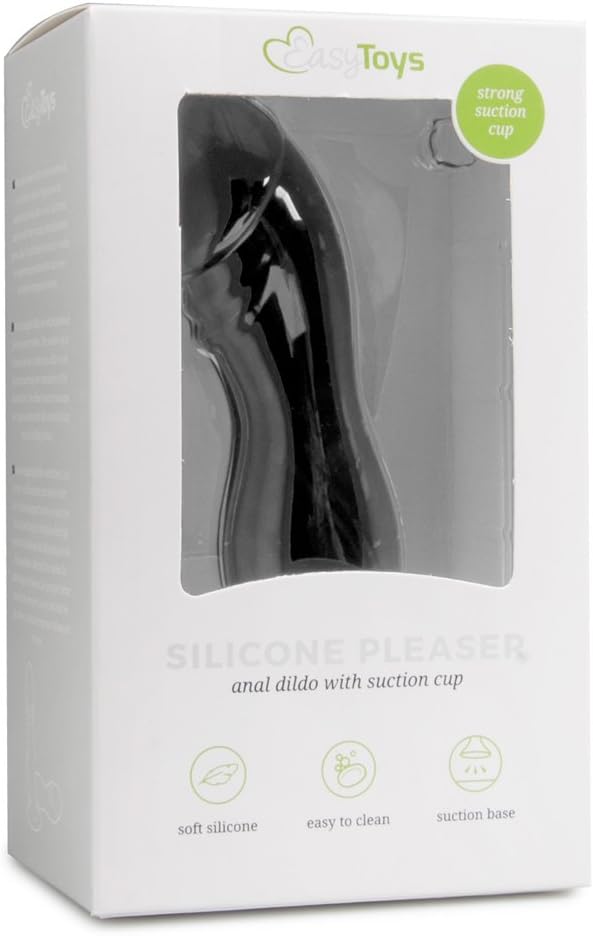 EasyToys Anal Collection Analdildo for Men and Women, 15 cm/5.91 Inch - Black AnalToys, Find Your G-spot with This Buttplug - Image 3