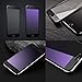 Deliao iPhone 8/7 Plus Screen Protector, 0.28MM 3D Curved Edge to Edge Full Screen Coverage Purple-Light Eye-Protected Anti-Scratch HD Tempered Glass (Black)