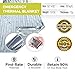 Versatile Emergency Blanket (6-Pack) – Essential Outdoor Survival Gear for Camping and Hiking – Made From Strong Mylar Foil for All Weather Protection – Includes Bonus Emergency Whistle and User Guide