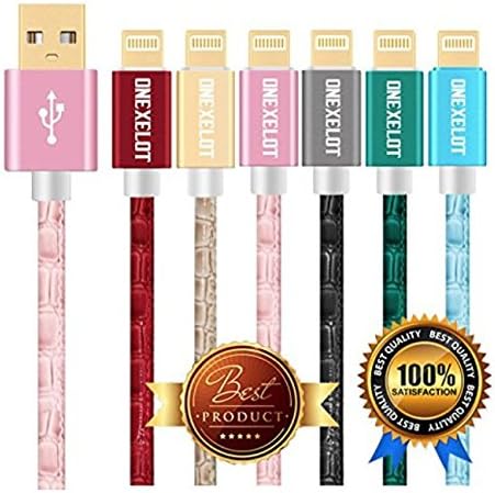 Lightning Cable iPhone Charger to USB for iPhone 7 / 7 Plus / 6s / 6s Plus / 6 / 6 Plus / 5 / 5s / 5c, iPad mini / Air / Pro iPod touch Car Charger cable (PINK)