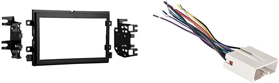 Metra 95-5812 Double DIN Installation Kit for Select 2004-up Ford Vehicles -Black: Car Electronics