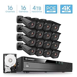 Amazon.com : Amcrest 4K Security Camera System w/4K 16CH