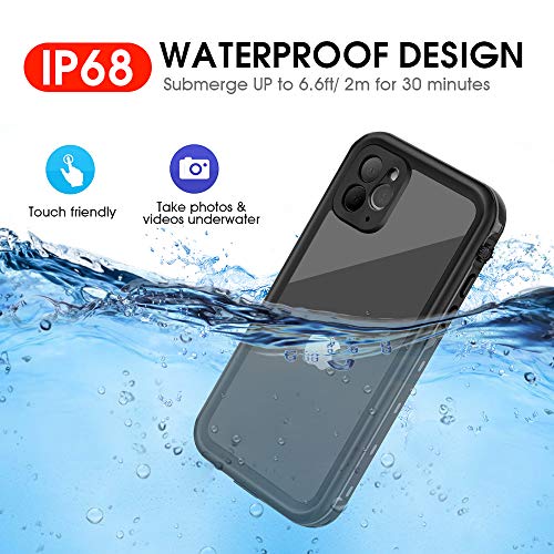 iPhone 11 Pro Max Waterproof case, Underwater Full Sealed Rugged Heavy