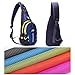 WOM-HOPE Portable Multi-functional Waterproof Unisex Outdoor Sports Chest Pack Bum Bag Sling Bag Hiking Daypacks Adjustable Strap Shoulder Backpack Cross Body Bag - Hiking,Biking,Running (Navy)