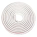 Silicone Rubber Weather Stripping for Doors and Windows, Multi-hole D Shaped Flexible Ageing-resistant Soundproof Acrylic Self Adhesive Sealing Strip Tape, 3/8 Inch x 1/4 Inch x 19.6 Feet, White