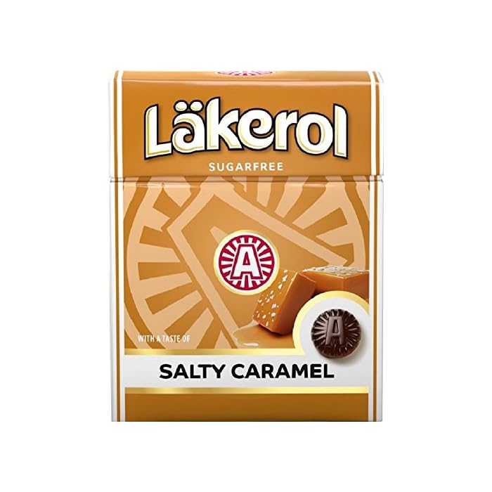 Buy 24 Boxes x 25g of Läkerol Salty Caramel Stevia Original