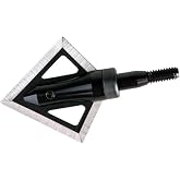 Magnus Black Hornet 2 Blade Broadheads, 3-Pack | Razor-Sharp Fixed Blade Hunting Broadheads, Cut-on-Contact Design, Made in USA