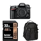 Nikon D7200 DX-Format DSLR Camera Body Accessory Bundle