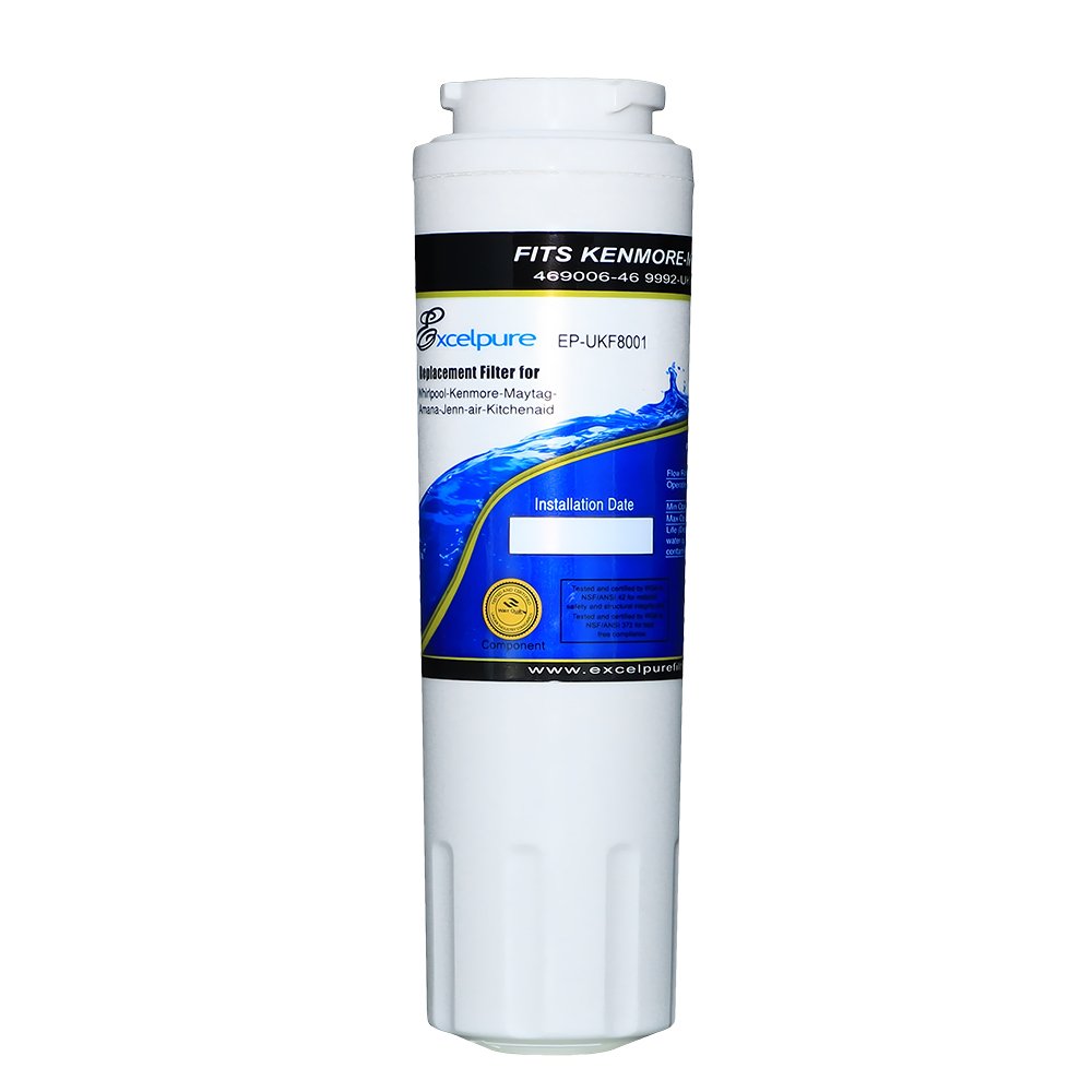 EXCELPURE EPUKF8001 Replacement Refrigerator Water Filter, Compatible