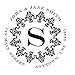 ExcelMark Custom Self Inking Address Stamp with Monogram - Style 190