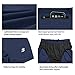 Roadbox Men's 5 inch Running Shorts Quick Dry Gym Athletic Workout Traning Tennis Shorts with Liner and Zipper Pocket Blue