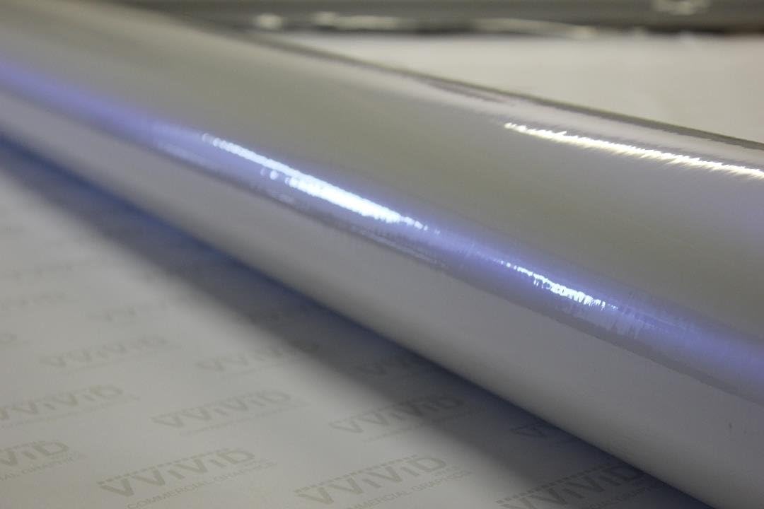 White Pearl Gloss (Cool Pink Hue) 5ft x 50ft Vinyl Wrap Roll with Air Release Technology