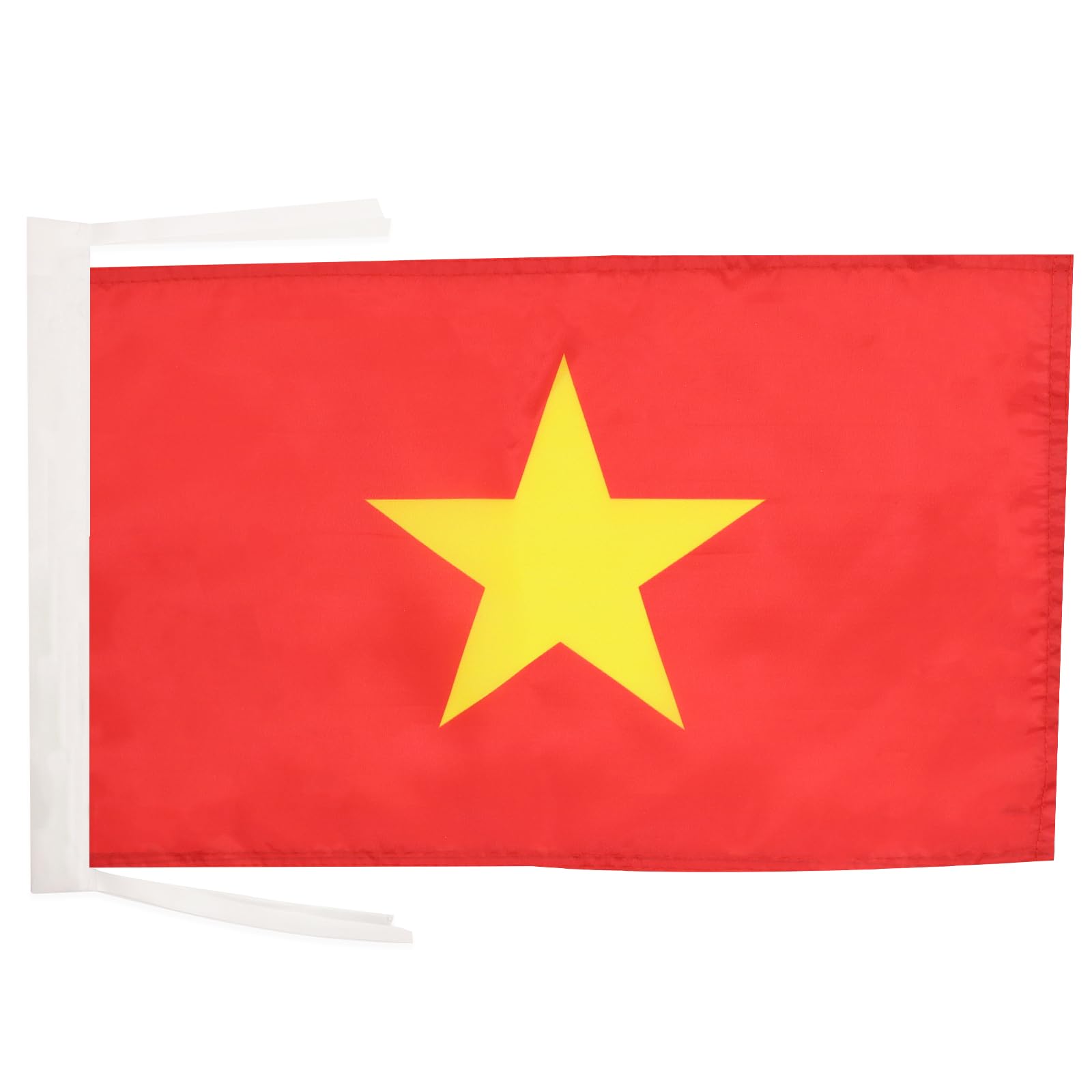 AZ FLAG - Vietnam Flag - 18'' x 12'' - 100% Polyester Vietnamese Small Banner with Two Cords - Fade Resistant - Vivid Colors - 18x12 in - 45x30 Cm โ image 1
