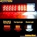Eyourlife 20 LED Trailer Truck Tail Lights bar DC12V Red Amber White 5 Wires for Rear Lights Turn Signal Lights Brake Lights Backup Lights Running Lights 2Pcs