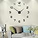 Mintime Large Wall Clock Battery Operated DIY Wall Clock for Modern Decorative Living Room/Office