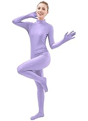 Ensnovo Womens One Piece Full Body Spandex Skin