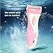 inkint Electric Cordless Hair Remover Armpit Hair Trimmer Lady’s Hair Shaver for Face/ Leg/ Armpit Rechargeable Bikini Shaver Portable Travel Women Hair Shaving Tools (110-240V)