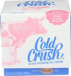 Image of Cold Crush, Ice Cream Sweet Creamy Rhubarb, 24 Fl Oz