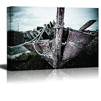 Canvas Wall Art Old Landscape Photography Canvas Prints Home Artwork Decoration for Living Room,Bedroom … - 12x18 inches