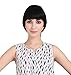 SARLA® Synthetic Hairpieces False Bangs Hair Extensions Clip On Bangs Extension Neat Fringe Bangs Hair Piece B3