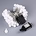 LUCKLED Fairy Globe String Lights, 100 LED Christmas Lights with UL Certified Adapter for Indoor and Outdoor, Home, Lawn Garden, Patio, Wedding, Party, Holiday Decorations (Warm White)