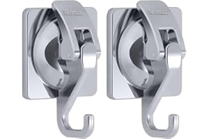 iRomic Suction Cup Hooks for Shower, Bathroom, Kitchen, Glass Door, Mirror, Tile – Loofah, Towel, Coat, Bath Robe Hook Holder