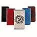 iPhone 8 Wallet Case,For iPhone 7 Wallet Case,Valentoria® Mandragora Flower Premium Vintage Emboss Leather Wallet Pouch Case with Wrist Strap for iPhone 8/7 4.7inch(Brown)