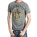 Harry Potter Men's Hogwarts Crest T-Shirt (Small) Grey