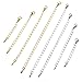 BCP 8pcs Silver and Gold Color Necklace Bracelet Chain Extender (1.5