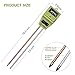 Jellas Soil Moisture Meter, 3-in-1 Soil pH Meter Moisture Sensor Sunlight pH Soil Test Kits for Home and Garden, Indoor/Outdoor Plants - Olive Green
