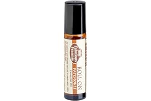 Patchouli Pre-Diluted Essential Oil Blend Roll-On 10ml 100% Pure. Undiluted Essential Oil Therapeutic Grade Amber Glass Bottl