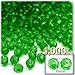 The Crafts Outlet 1,000pc Faceted Plastic Transparent Beads Round 6mm Clear Beads