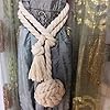 Tosnail-Three-Strands-of-White-Twisted-Cotton-Ropes-35-inch-Diameter-33-Feets-Length Tosnail-Three-Strands-of-White-Twisted-Cotton-Ropes-35-inch-Diameter-33-Feets-Length