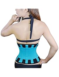 Jenx Fitness - Cintura unisex de calidad premium, cortador de cintura, gran soporte para la espalda y reduce el dolor de espalda, L, Turquoise