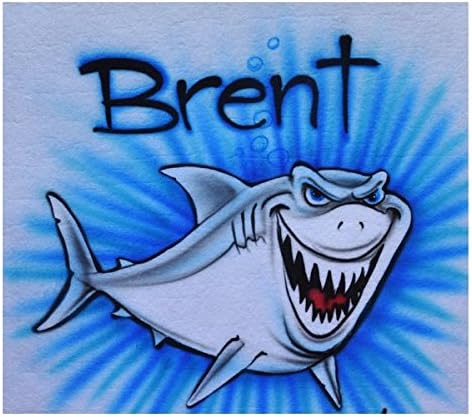 Cute Shark Professional Airbrush Stencil