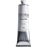 Williamsburg Artist Oil Colors by GOLDEN, Titanium White, 150 ml tube, Professional Oil Paint, Opaque