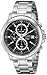 Seiko Men's SKS445 Stainless Steel Chronograph Watch with Black Dial