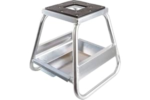 RAGE POWERSPORTS Black Widow Aluminum Motocross Dirt Bike Stand - 1,500 lbs. Capacity