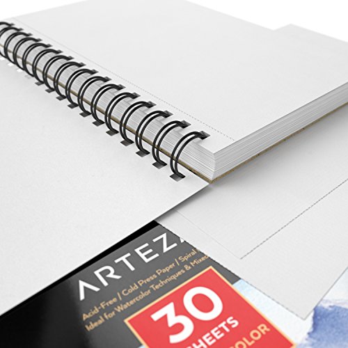 3 Watercolor+Painting+Drawing+Sketchbooks+Pressed