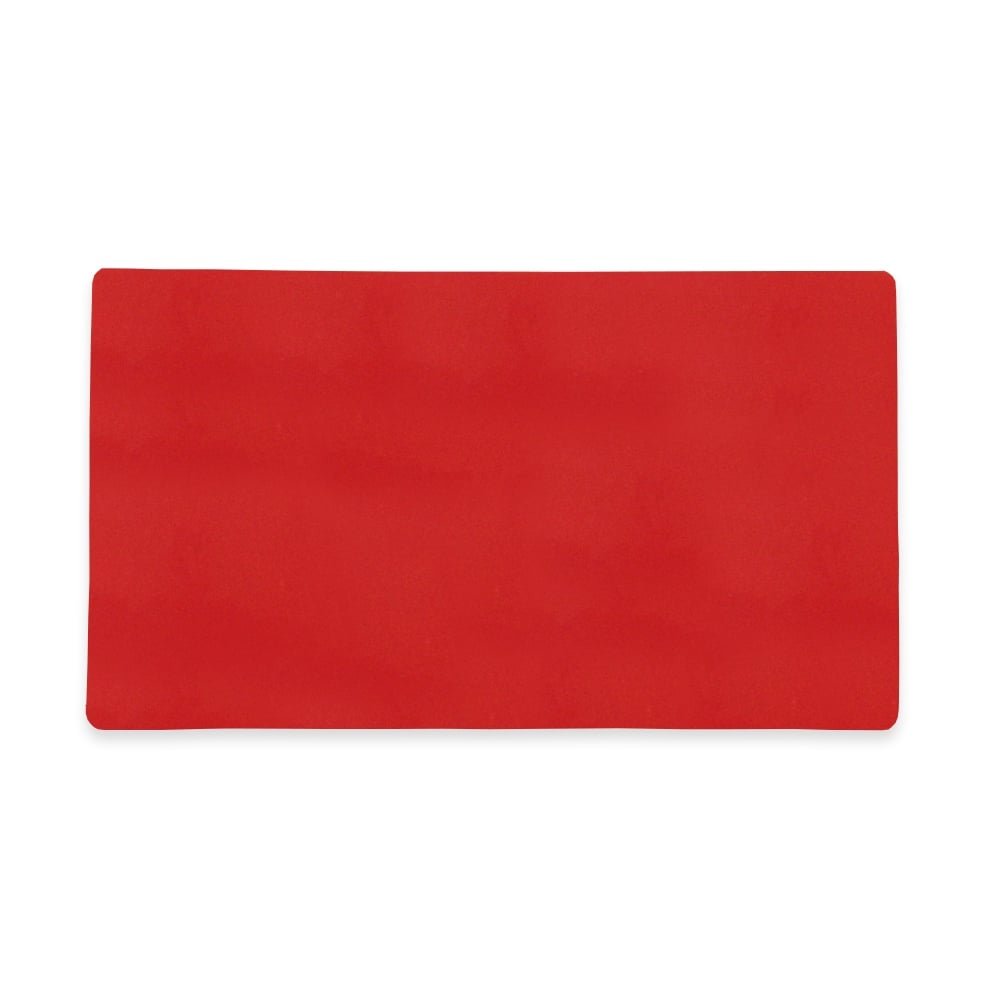 MagFlex® Flexible Magnetic Sheet with Gloss Red Dry-Wipe Surface for Creating Scrumboards, Removable and Changeable Labels - 140mm x 80mm x 0.85mm - Pack of 5