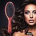 Boar Bristle Hair Brush by Sonvera, Boar Brush, Organic Mens Hair Brush, Boars Hair Brush for Men Women, Soft 100% Natural Bristle Hair Brushes, Round Bamboo (8)