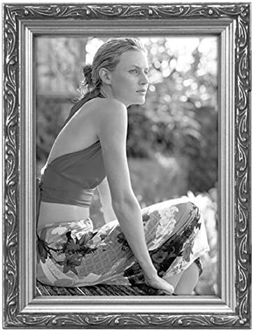 Malden International 8x10 Picture Frame Bezel - Silver Wood , Set of 2