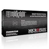 Microflex Midknight Powder-Free Medical Grade Nitrile Exam Gloves (1000 Gloves)