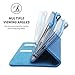 Snugg iPhone 6 Plus / 6S Plus Wallet Case – Leather Card Case Wallet with Handy Stand Feature – Legacy Series Flip Phone Case Cover in Electric Blue