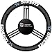 Fremont Die NFL Dallas Cowboys Leather Steering Wheel Cover, Fits Most Steering Wheels, Black/Team Colors
