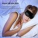 Roybens Breathable Sleep Travel Eye Mask - Soft & Breathable, Ultra Lightweight, Light Blocking Eye Covers for Sleeping, Relaxation, Spa - with Adjustable Strap and Ear Plugs