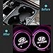 Hcar LED Car Cup Holder Lights for Hyundai 7 Colors Changing USB Charging Mat Luminescent Cup Pad Interior Atmosphere Lamp 2Pcs