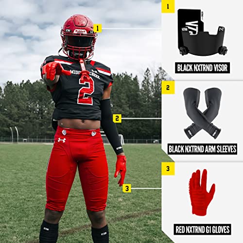 Nxtrnd VZR1 Football Visor, Flat Lens Technology, Fits Adult Youth  Football Helmets